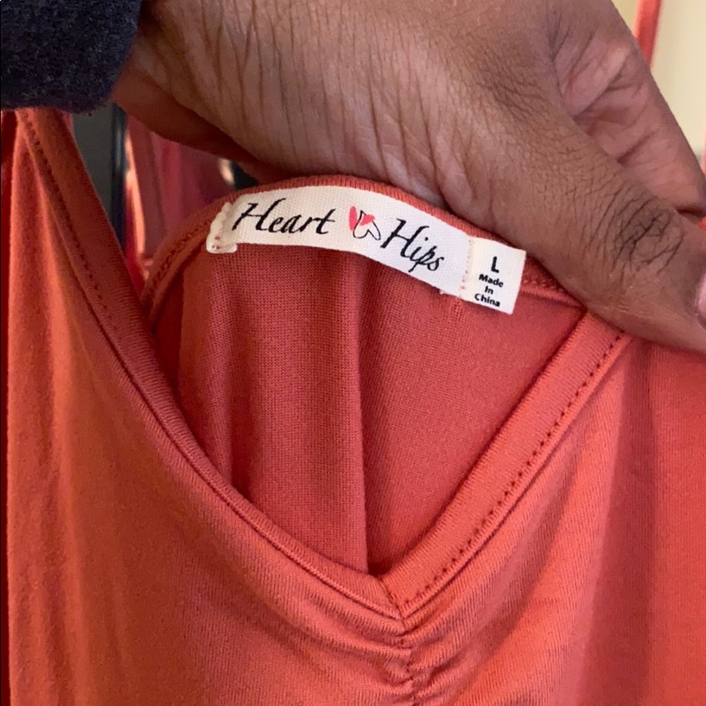 Feel Your Best Ruched Maxi Dress - Rust - Picture 5 of 9